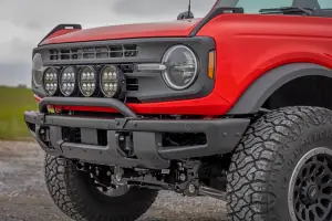 Rough Country - 51135 | Rough Country LED Light Bar Mount OE Modular Steel For Ford Bronco 4WD (2021-2024) | No Lights - Image 7