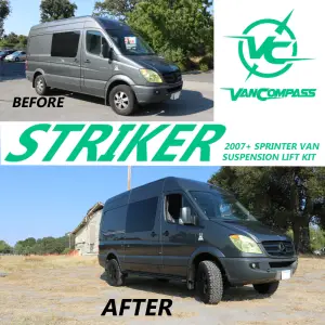 Van Compass - 7007-KIT | Van Compass Striker 2 Inch Front Lift ONLY (2007-2018 Sprinter 2500 2WD) - Image 4