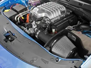 aFe Power - 51-12802 | AFE Power Magnum Force Stage-2 Cold Air Intake System w/ Pro DRY S Filter 2015-2016 Challenger, Charger SRT Hellcat V8-6.2L (sc) HEMI - Image 2