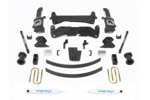 FTSK7019 | Fabtech 6 Inch Lift System With Performance Shocks For Toyota Tacoma 2WD/4WD (2005-2014) | 6 Lug