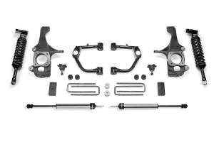 FTSK7028DL | Fabtech 4 Inch UCA Kit With Ball Joints and DLSS Shocks (2007-2015 Tundra 2WD/4WD)