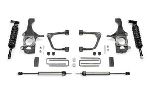 FTSK7029DL | Fabtech 4 Inch UCA Kit With UniballS and DLSS Shocks (2007-2015 Tundra 2WD/4WD)