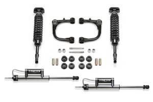 FTSK7030DL | Fabtech 3 Inch UCA and DLSS 2.5 Coilover System With Dirt LogicSS Resi Rear Shocks (2010-2013 FJ Cruiser 4WD)