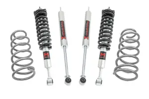 76744 | Rough Country 2 Inch Lift Kit With Rear Coils Springs For Toyota 4Runner 4WD (2010-2024) | M1 Struts With M1 Rear Shocks