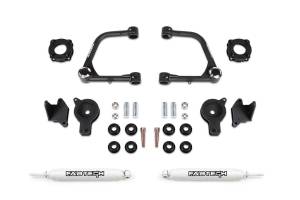 FTSK7089 | Fabtech 3 Inch UCA Kit With UniballS and Front Shock Spacers and Rear Air Bag Spacers and Rear Performance Shocks (2022-2024 Tundra 4WD)