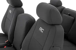 Rough Country - 91032 | Rough Country Neoprene Seat Covers Chevy Silverado/GMC Sierra 1500/2500HD (2007-2013) | Front Row - Image 2