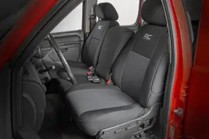 Rough Country - 91032 | Rough Country Neoprene Seat Covers Chevy Silverado/GMC Sierra 1500/2500HD (2007-2013) | Front Row - Image 3