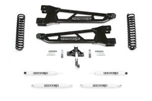 K2401 | Fabtech 2.5 Inch Radius Arm Kit with Performance Shocks (2023-2024 F250, F350 Super Duty 4WD Diesel)