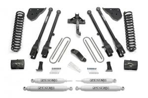 K2431 | Fabtech 6 Inch 4 Link Kit with Performance Shocks (2023-2024 F450, F450 Super Duty 4WD Diesel)