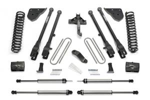 K2431DL | Fabtech 6 Inch 4 Link Kit with Dirt Logic Shocks (2023-2024 F450, F450 Super Duty 4WD Diesel)