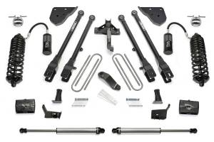 K2432DL | Fabtech 6 Inch 4 Link Kit with Dirt Logic Coilovers & Shocks (2023-2024 F450, F450 Super Duty 4WD Diesel)