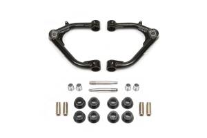 FTS21128 | Fabtech Uniball Upper Control Arms (2007-2018 Silverado, Sierra 1500 2WD/4WD with Factory Forged Black Steel Upper Control Arm)