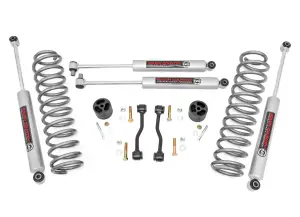 78430 | Rough Country 2.5 Inch Leveling Kit With Coil Springs For Jeep Gladiator JT 4WD (2024-2024) | Premium N3 Shocks