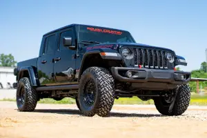 Rough Country - 78430 | Rough Country 2.5 Inch Leveling Kit With Coil Springs For Jeep Gladiator JT 4WD (2024-2024) | Premium N3 Shocks - Image 2