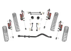 Rough Country - 78950 | Rough Country 3.5 Inch Lift Kit With Coil Springs For Jeep Wrangler JL 4WD (2024-2024) | Gas | Vertex Reservoir Shocks - Image 1