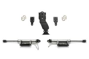 FTS22314 | Fabtech Dual Dirt Logic Resi Steering Stabilizer (2019-2022 F450, F550 Super Duty 4WD)