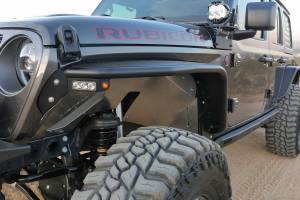 Fabtech Motorsports - FTS24212 | Fabtech Front Steel Tube Fenders (2018-2023 Wrangler JL 4WD | 2020-2023 Gladiator JT 4WD) - Image 2