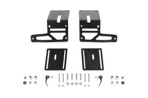 FTS24270 | Fabtech Adjustable Cowl Light Mount (2018-2023 Wrangler JL 4WD | 2020-2023 Gladiator JT 4WD)