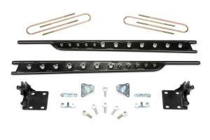 FTS62007 | Fabtech Floating rear Traction Bar System (2011-2016 F250, F350 Super Duty 4WD - Long Bed)