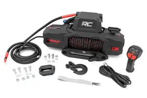 Rough Country - TS13000S | Rough Country 13,000 LB Torque Winch With Wireless Remote And Synthetic Rope | Universal - Image 1