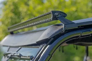 Rough Country - 93180 | Rough Country Forward Facing 40 Inch LED Light Bar For Polaris RZR XP 4 1000 (2024-2024) | Black Light Series - Image 8