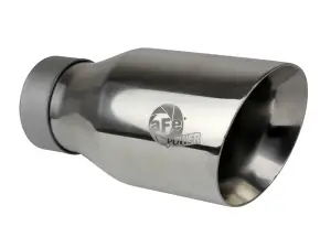 aFe Power - 49-44144-P | AFE Power Large Bore HD 3 Inch 409 Stainless Steel DPF Back Exhaust System With Polish Tip For Chevrolet Silverado / GMC Sierra 1500 (2023-2024) | Duramax - Image 3