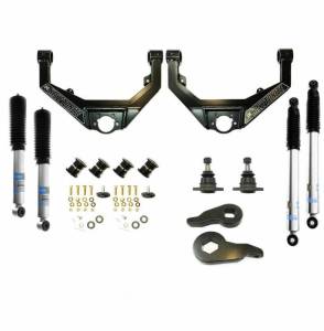 KR10STAGE3BIL | Kriptonite Stage 3 Leveling Kit w/ Bilstein Shocks (2001-2010 Silverado, Sierra 2500 HD, 3500 HD)