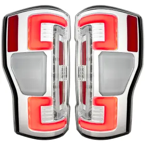 Recon Truck Accessories - 264299LEDCL | Recon (Replaces OEM LED) Tail Lights OLED in Clear (2017-2019 F250, F350 Super Duty) - Image 2