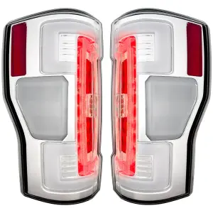 Recon Truck Accessories - 264299LEDCL | Recon (Replaces OEM LED) Tail Lights OLED in Clear (2017-2019 F250, F350 Super Duty) - Image 3