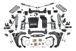 BDS730FDSC | BDS Suspension 6.5 Inch Lift Kit & Fox 2.5 Coil Over Conversion For Chevrolet Silverado / GMC Sierra 2500 HD / 3500 HD Diesel (2011-2019) | Rear 3 Inch Block Kit Lift With Overload