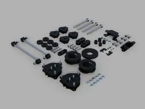 203015 | Traxda 1.5 Inch Front / 1.5 Inch Rear Suspension Lift Kit (2023-2024 Pilot , Includes Trailsport)