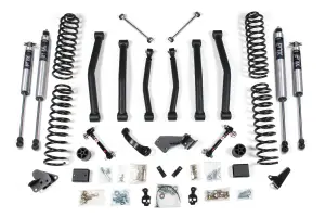 BDS1413FS | BDS Suspension 4.5 Inch Lift Kit For Jeep Wrangler JK 4 Door (2007-2011) | Sway Bar Link Disconnects, Fox 2.0 Performance Series Shocks