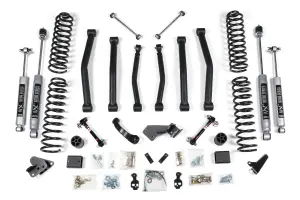 BDS1413H | BDS Suspension 4.5 Inch Lift Kit For Jeep Wrangler JK 4 Door (2007-2011) | Sway Bar Link Disconnects, NX2 Nitro Series Shocks