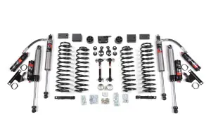 BDS1403FPE | BDS Suspension 3 Inch Lift Kit For Jeep Wrangler JK 4 Door (2012-2018) | Sway Bar Link Disconnects, Fox 2.5 Performance Elite Shocks