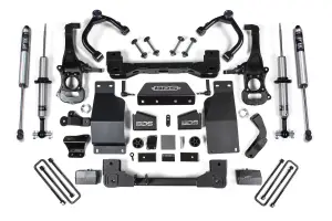 BDS1802FSR | BDS Suspension 4 Inch Lift Kit For Chevrolet Silverado / GMC Sierra 1500 4WD Diesel (2019-2024) | Front And Rear Fox 2.0 Performance Series Shock