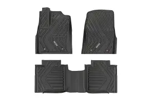 FF-71780 | Rough Country Flex-Fit Floor Mats For Toyota Tundra CrewMax 2/4WD (2022-2024) | Front & Rear