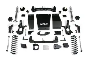 BDS736H | BDS Suspension 6 Inch Lift Kit For Chevrolet Suburban/Tahoe / GMC Yukon/Yukon XL 1500 4WD Autoride Equipped (2015-2019) | Factory Control Arm Aluminum / Stamped Steel