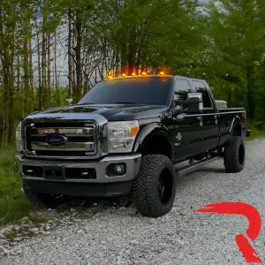 Recon Truck Accessories - 264142AM | Recon 5 Piece Cab Lights Amber Xenon Bulbs with Amber Lens (1999-2016 F250, F350 Super Duty |Replaces OEM factory installed Ford 99-16 cab roof light lenses) - Image 6