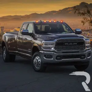 Recon Truck Accessories - 264146CLRGB | Recon 5 Piece Set Clear Cab Roof Light Lens with RGB (Multi-Colored) High-Power LED's (2003-2018 Ram 2500, 3500) - Image 6