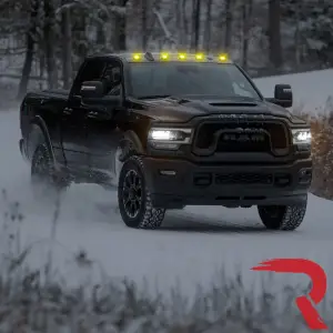 Recon Truck Accessories - 264146CLRGB | Recon 5 Piece Set Clear Cab Roof Light Lens with RGB (Multi-Colored) High-Power LED's (2003-2018 Ram 2500, 3500) - Image 7