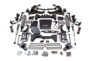 BDS753FPE | BDS Suspension 6.5 Inch Lift Kit With Fox 2.5 Coil Over Conversion For Chevrolet Silverado / GMC Sierra 2500 HD / 3500 HD 4WD (2020-2024) | Diesel | Rear Lift Block Kit Without Factory Overload, Rear Fox 2.0 Performance Series Shocks