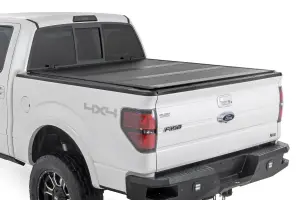 47214550B | Rough Country Hard Low Profile Bed Cover For Ford F-150 (2004-2014) / F-150 SVT Raptor (2010-2014)