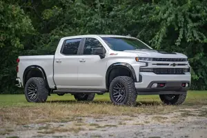 Rough Country - HS10010 | Rough Country Hood Scoop Chevrolet Silverado 1500 (2019-2024) | Flat Black - Image 6