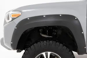 Rough Country - F-T11621A | Rough Country Pocket Fender Flares For Toyota Tacoma 2/4WD | 2016-2023 | Flat Black - Image 5