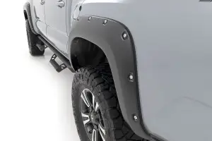 Rough Country - F-T11621A | Rough Country Pocket Fender Flares For Toyota Tacoma 2/4WD | 2016-2023 | Flat Black - Image 6