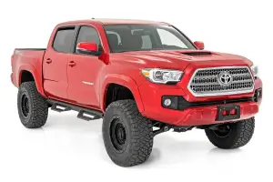 Rough Country - 74240 | Rough Country 3.5 Inch Lift Kit With Upper Control Arms For Toyota Tacoma 4WD (2005-2023) | Aluminum Finish, Front M1 Struts, Rear M1 Shocks - Image 2