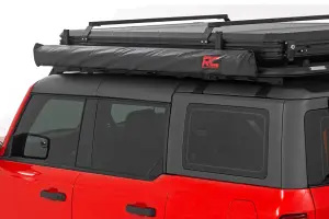 99081 | Rough Country Retractable Roof Rack Awning For Trucks & SUVs | 6'6" X 9'8"