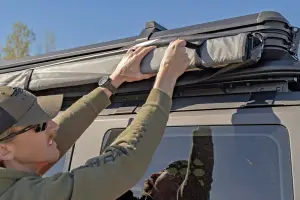 Rough Country - 99081 | Rough Country Retractable Roof Rack Awning For Trucks & SUVs | 6'6" X 9'8" - Image 4