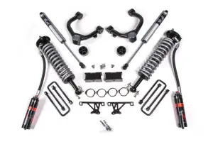 BDS772FDSC | BDS Suspension 3.5 Inch Lift Kit With Fox Performance Elite Coil Over For Chevrolet Silverado / GMC Sierra 1500 4WD (2019-2024) | Rear Fox 2.0 Performance Shocks 