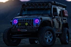 Morimoto - LF479 | Morimoto Super7 RGBW Halo System For Jeep Wrangler JL / Gladiator JT (2018-2024) - Image 7